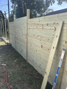 fence construction