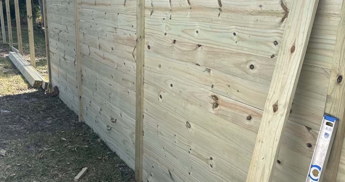 fence construction
