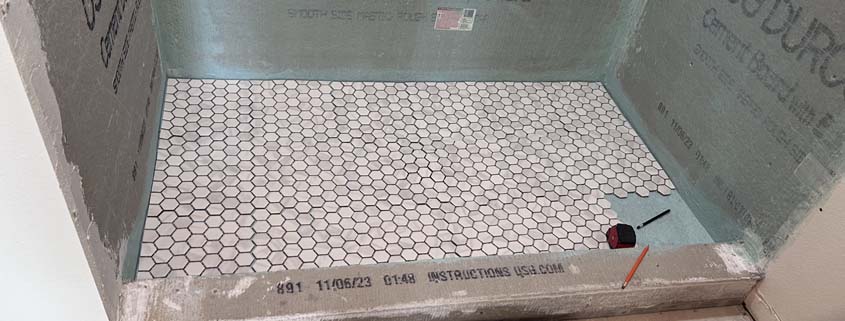 New shower renovation